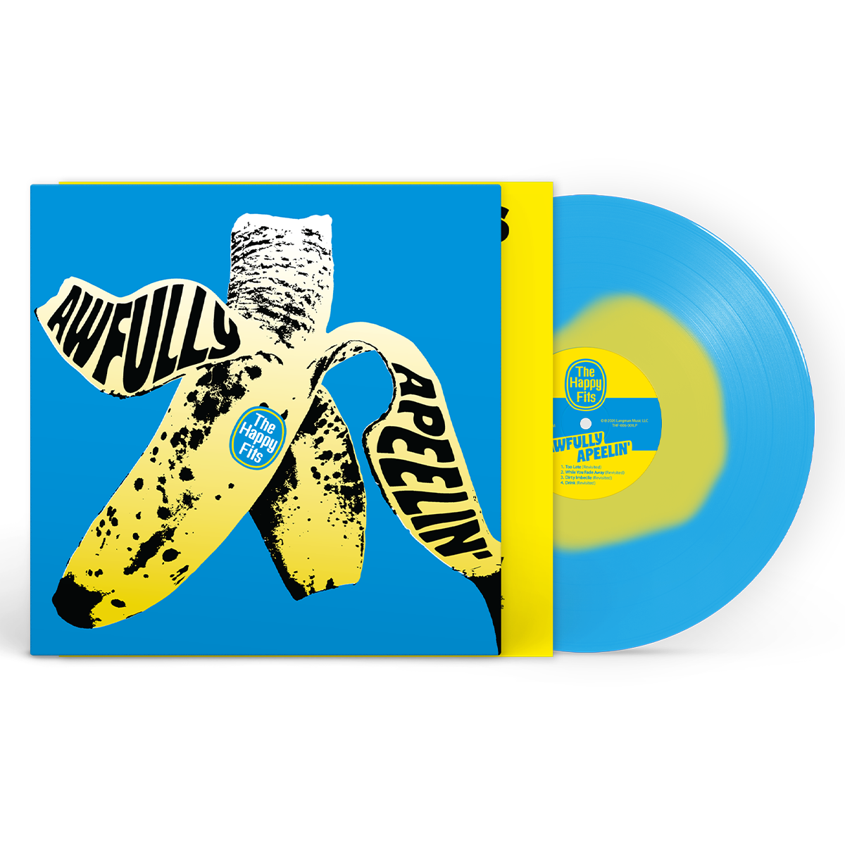 The Happy Fits - Awfully Apeelin' 10th Anniversary LP (Blue/Yellow Marble)