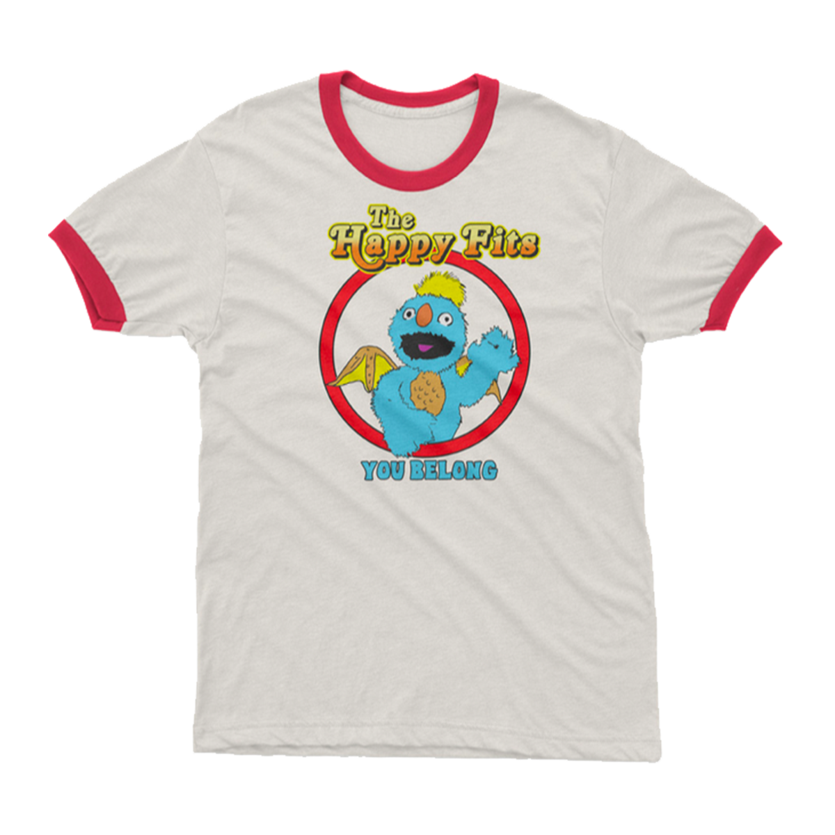 You Belong Ringer T-Shirt (White)