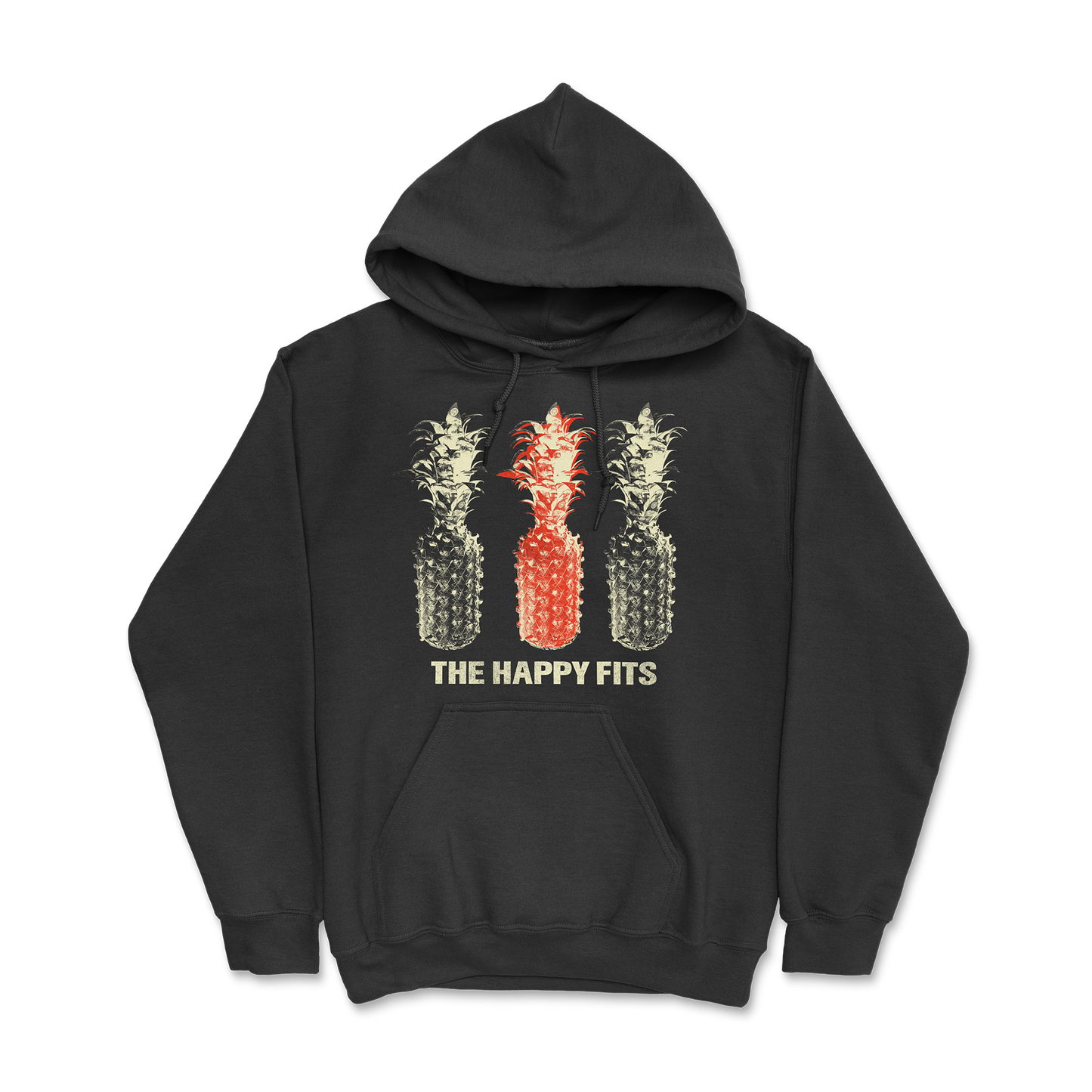 Pineapple Pullover Hoodie (Black)