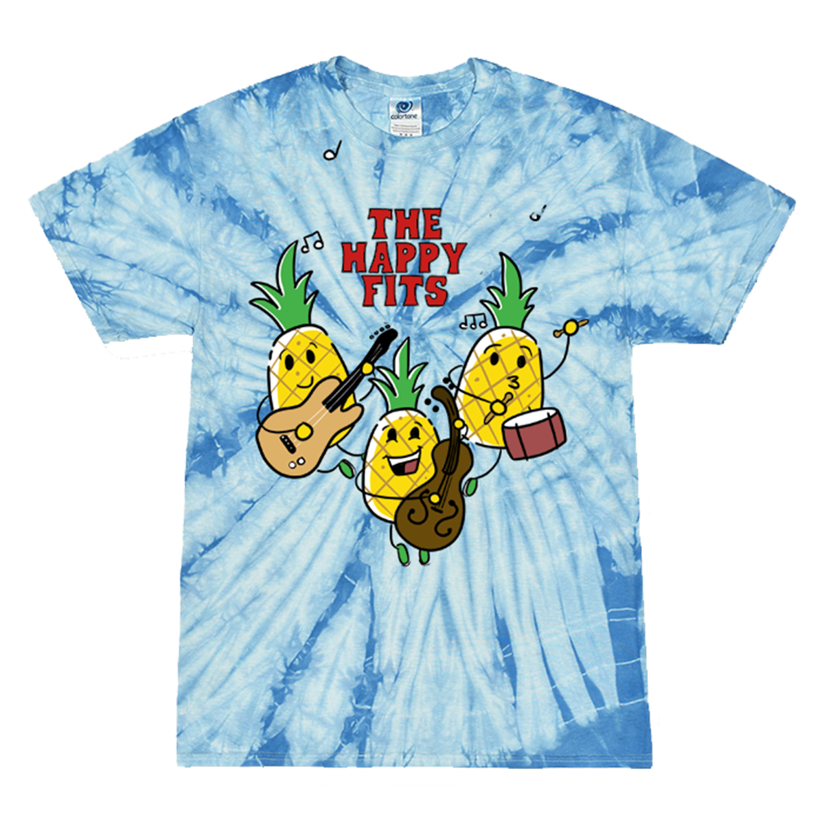 Pineapple Band T-Shirt (Blue Dye)