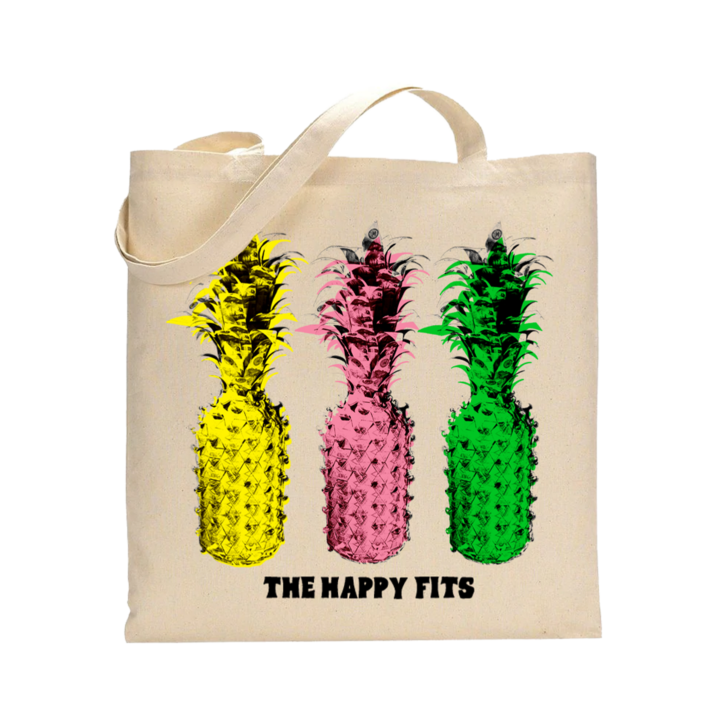 Tricolor Pineapple Tote Bag
