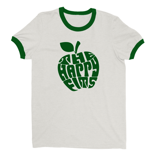 Apple Ringer T-Shirt (Natural/Dark Green)1
