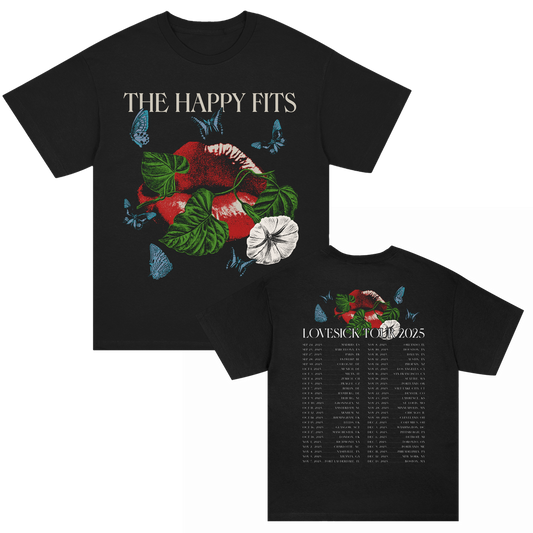 Lips Tour T-Shirt (Black)