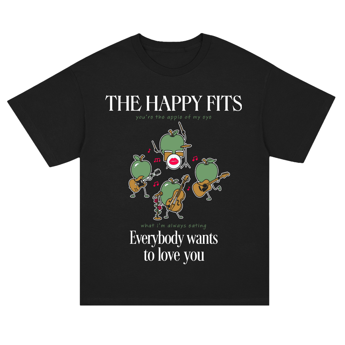 Apple Of My Eye T-Shirt (Black)