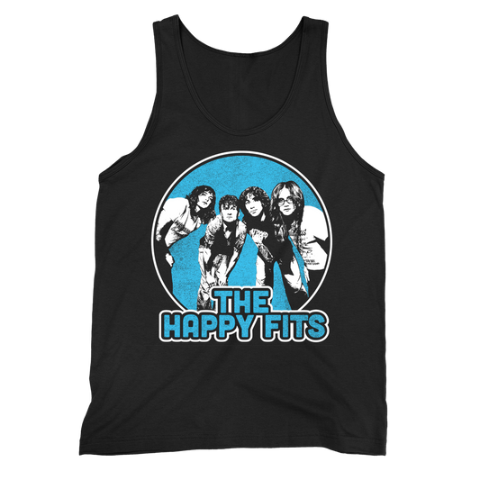 The Happy Fits Band Photo Tank Top (Black)