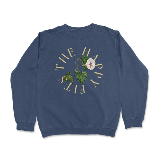 Morning Glory Crewneck Sweatshirt (Navy)