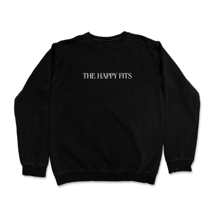 Embroidered Logo Crewneck Sweatshirt (Black)