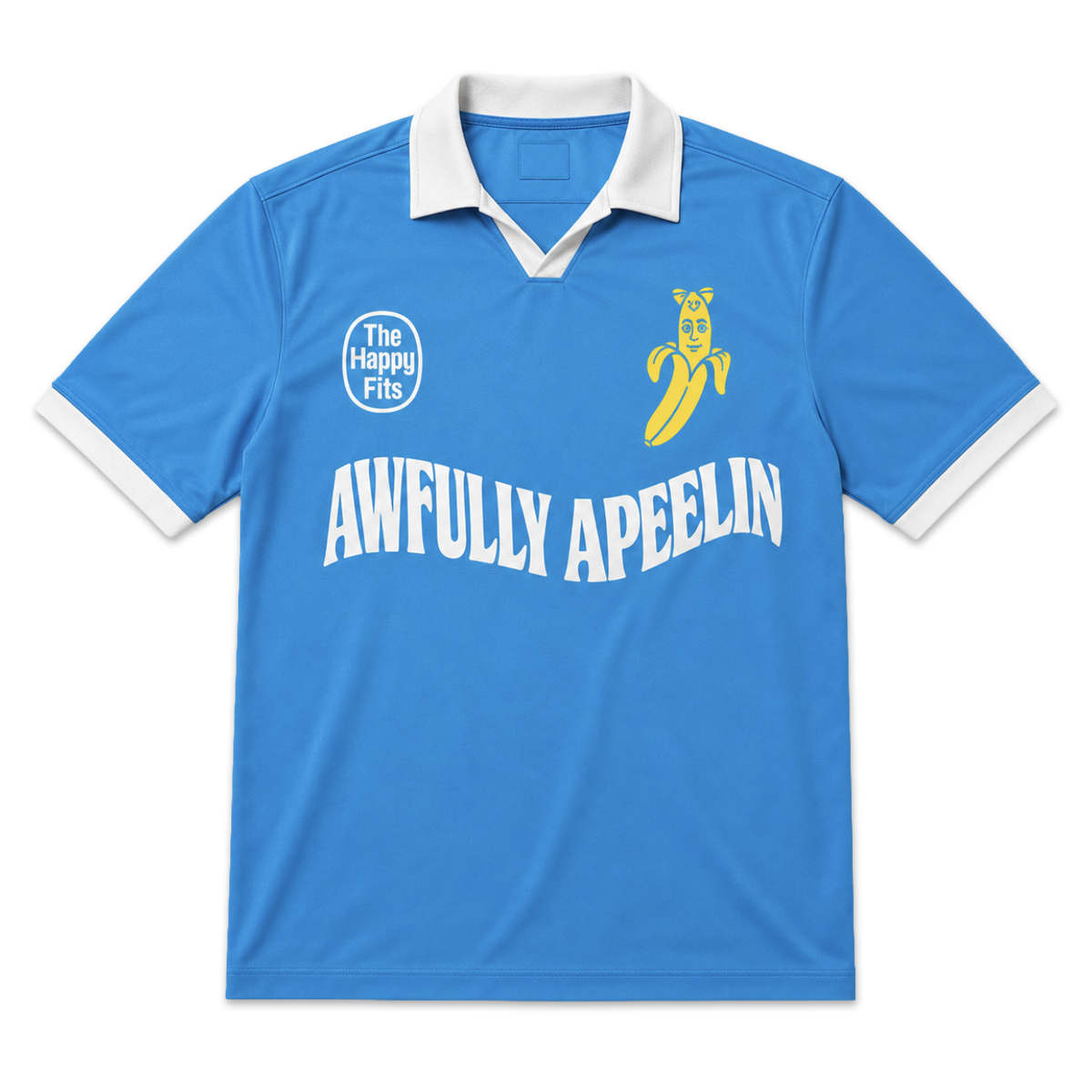 The Happy Fits Banana Soccer Jersey (Light Blue)