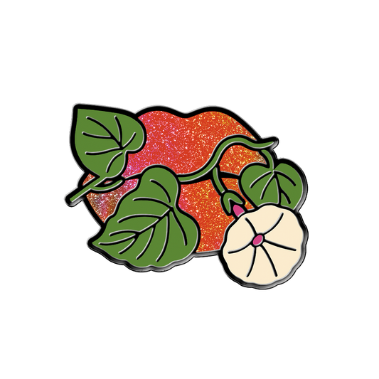 Glitter Lips Enamel Pin