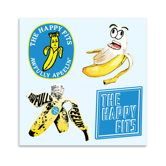 The Happy Fits Banana Craze Sticker Sheet