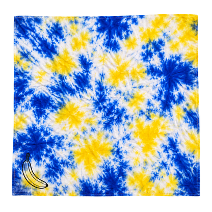 The Happy Fits Hand Dyed Banana Bandana (Tie Dye)