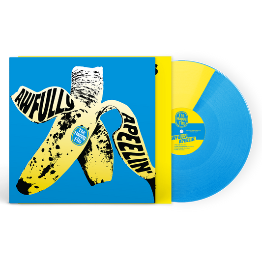 The Happy Fits - Awfully Apeelin' 10th Anniversary LP (Blue/Yellow Split)