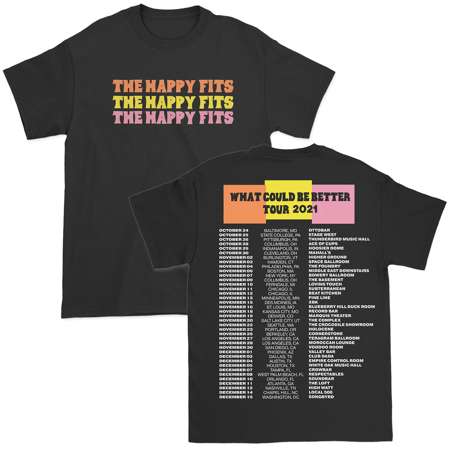 The Happy Fits What Could Be Better Tour 2021